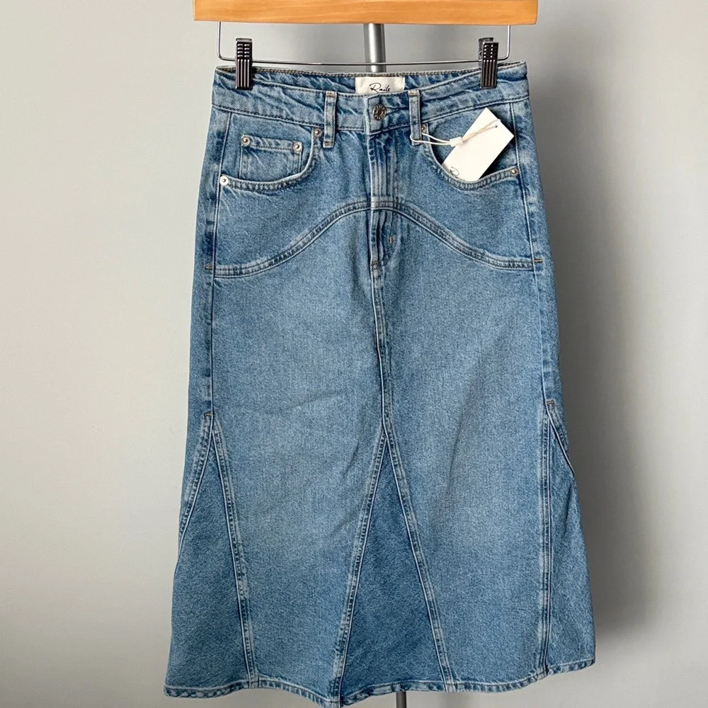 Rails||Del Rey Denim Midi Skirt - Picture 4 of 13